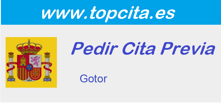Cita Previa Hacienda Gotor