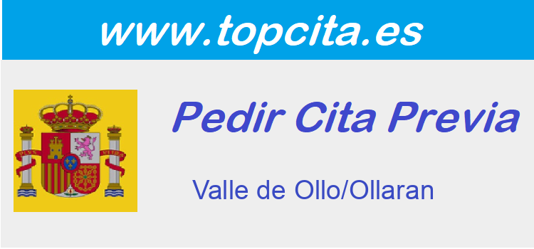 Cita Previa Extranjeria Valle de Ollo/Ollaran
